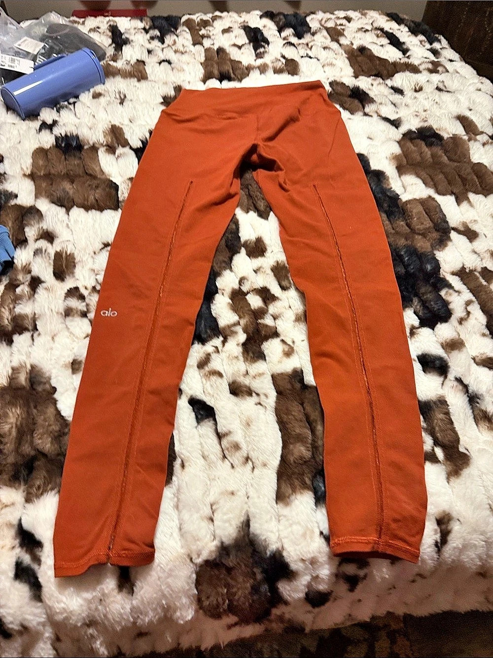Alo Orange Athletic Leggings